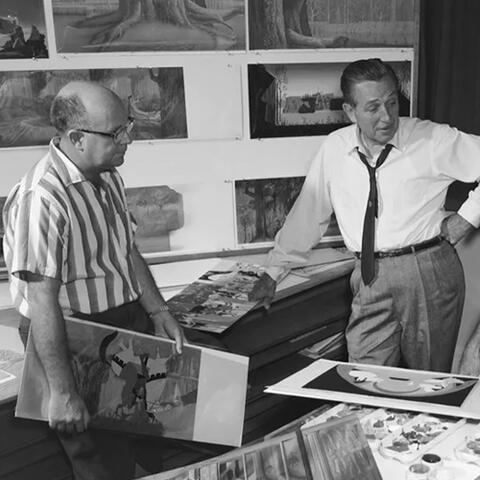 McLaren Stewart with Walt Disney