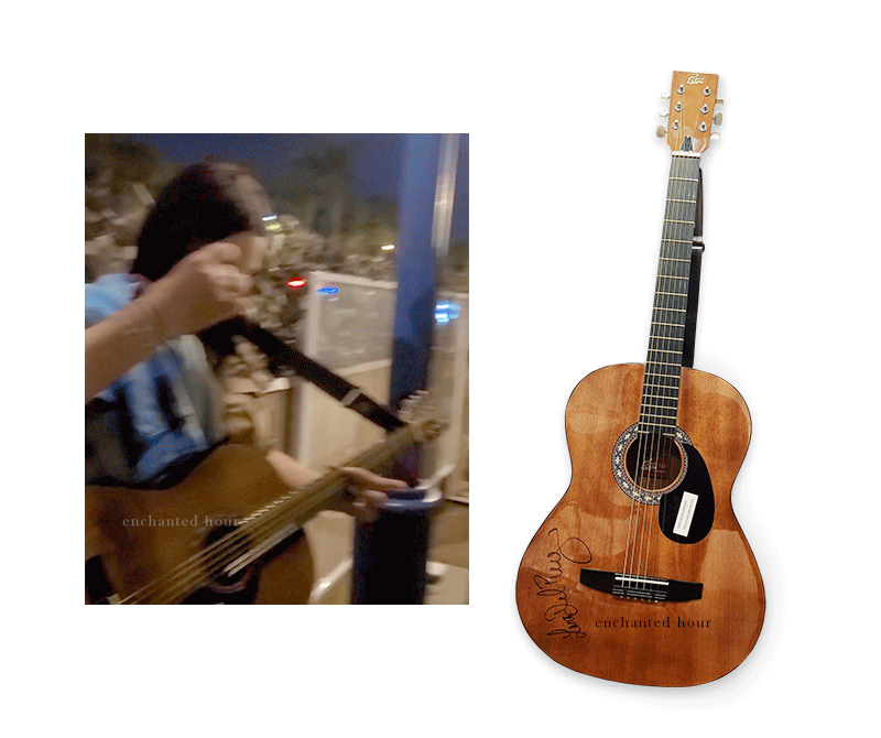 Lana Del Rey, Signed & Played Guitar