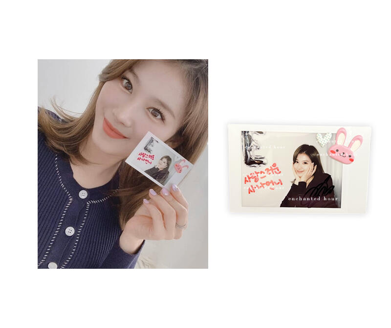 TWICE Sana Signed Polaroid