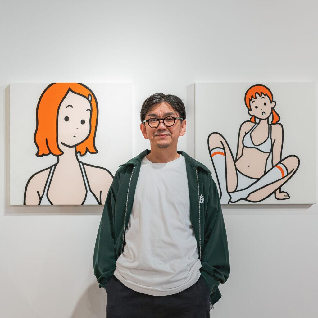 Shirane Yutanpo in his “SLIDE” — A SOLO EXHIBITION © Belowground.HK